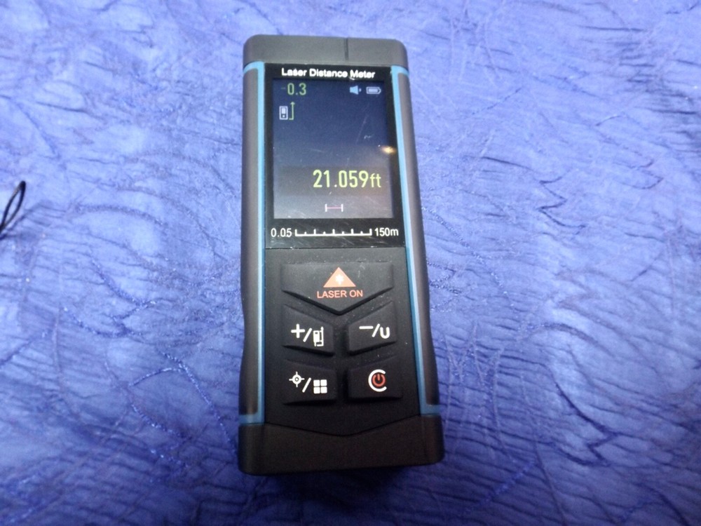 Digital Measuring Finder Range Laser Rangefinder W/ Camera View Distance Meter