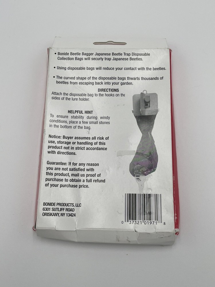 Japanese Beetle Trap Bags 6 Pack Null