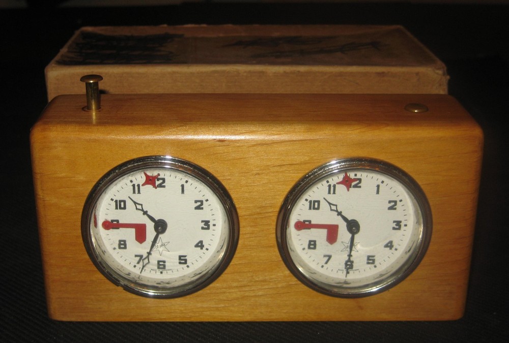 Vintage 1950s Alpha German Chess Clock Timer Model # 507 with Original Box