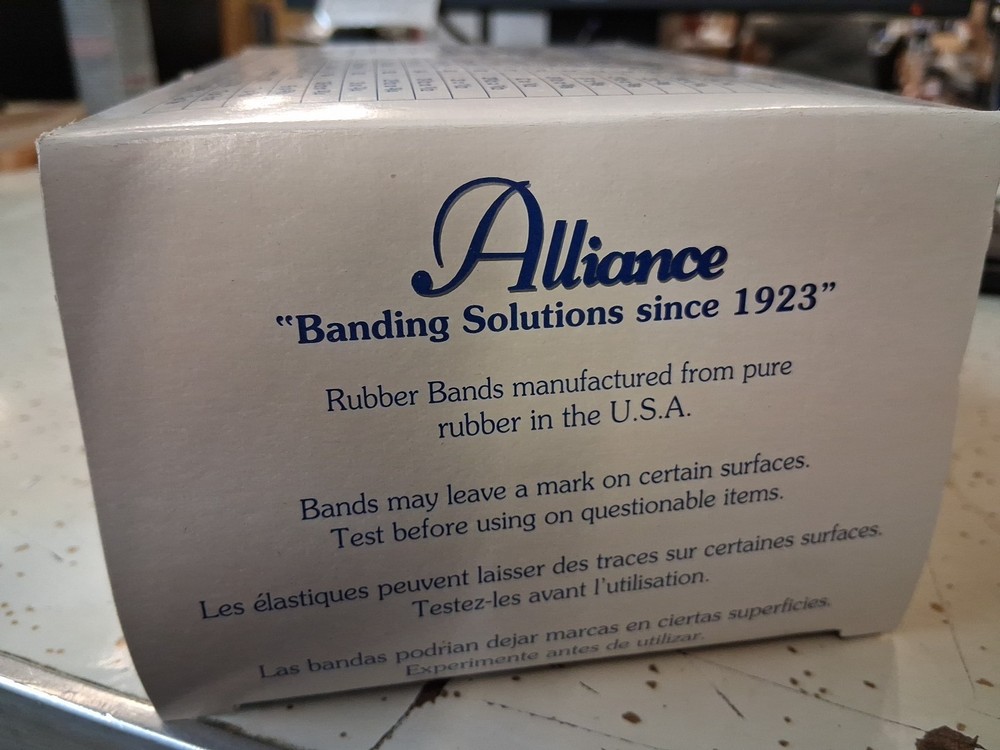 24845 Sterling Rubber Bands Size #84, 1 lb Box