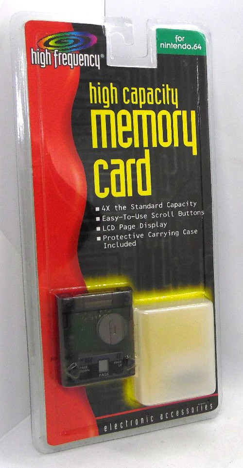 High Frequency High Compacity Memory Card For Nintendo 64 New Sealed