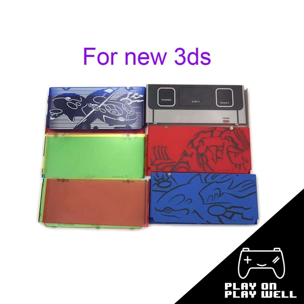 Upper and Back Battery Housing Shell Case Replace for Nintendo New 3DS (2015)