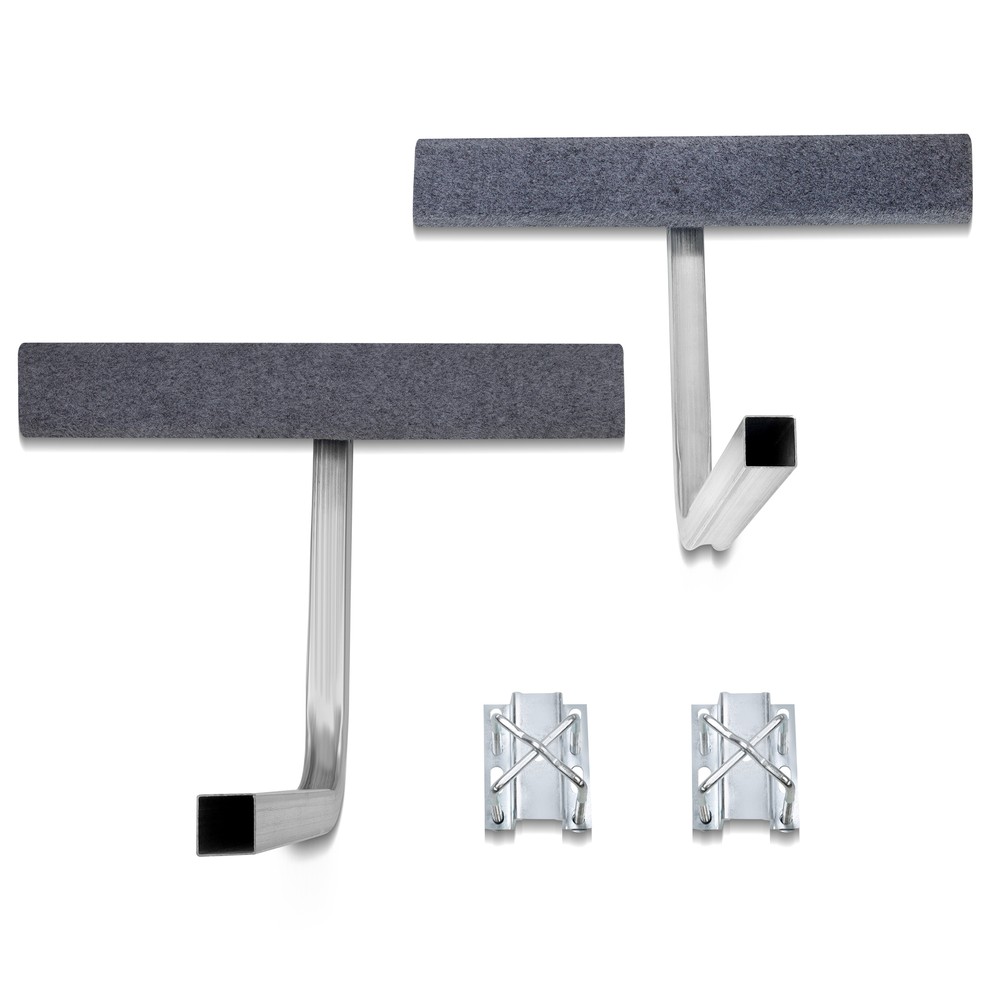 2 x Boat Trailer 2' Side Guide Bunk Board Guide-On Carpeted Kit w/ Hardware