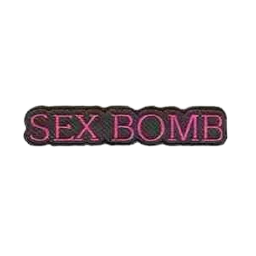 SEX BOMB (2-Pack) Iron on Patch