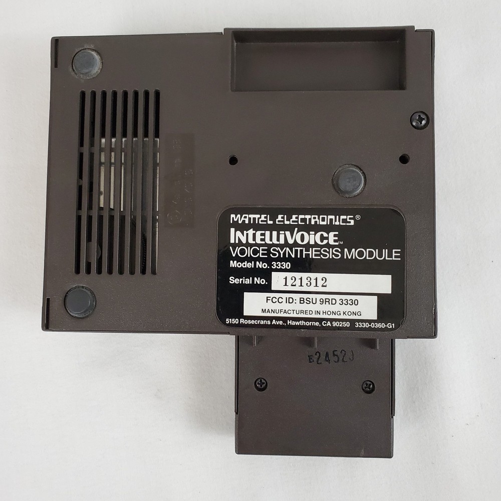 Intellivision Intellivoice Voice Synthesis Module Model # 3330 - UNTESTED
