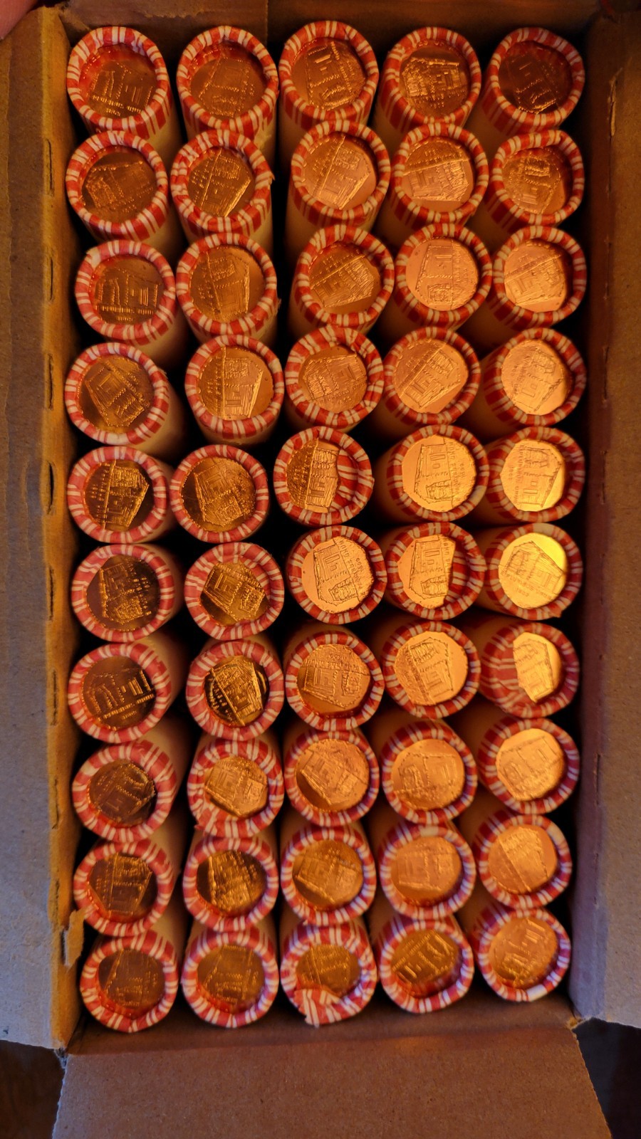 2009 Uncirculated LP-1 Early Childhood Lincoln Cent 5 BU ROLLS From Bank Box P/D