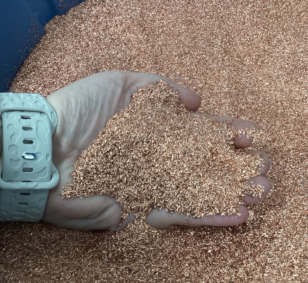 Pure Copper Shavings Grains Chop Grain Casting Smelting 10 lb. Bag