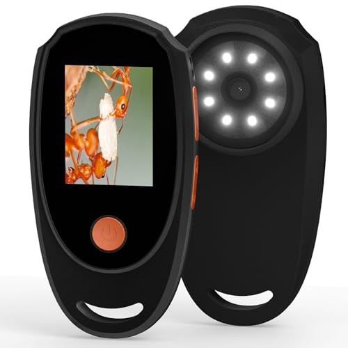 Handheld Digital Microscope 2.0 Inch IPS Screen 500X 8 LEDs for Kids