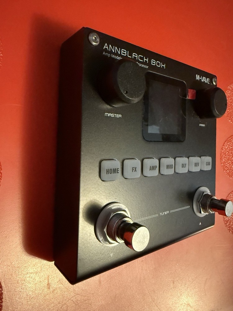 M-VAVE ANNBLACK BOX Amp Modeler Effects Processor 1.54" Color Screen for Guitar