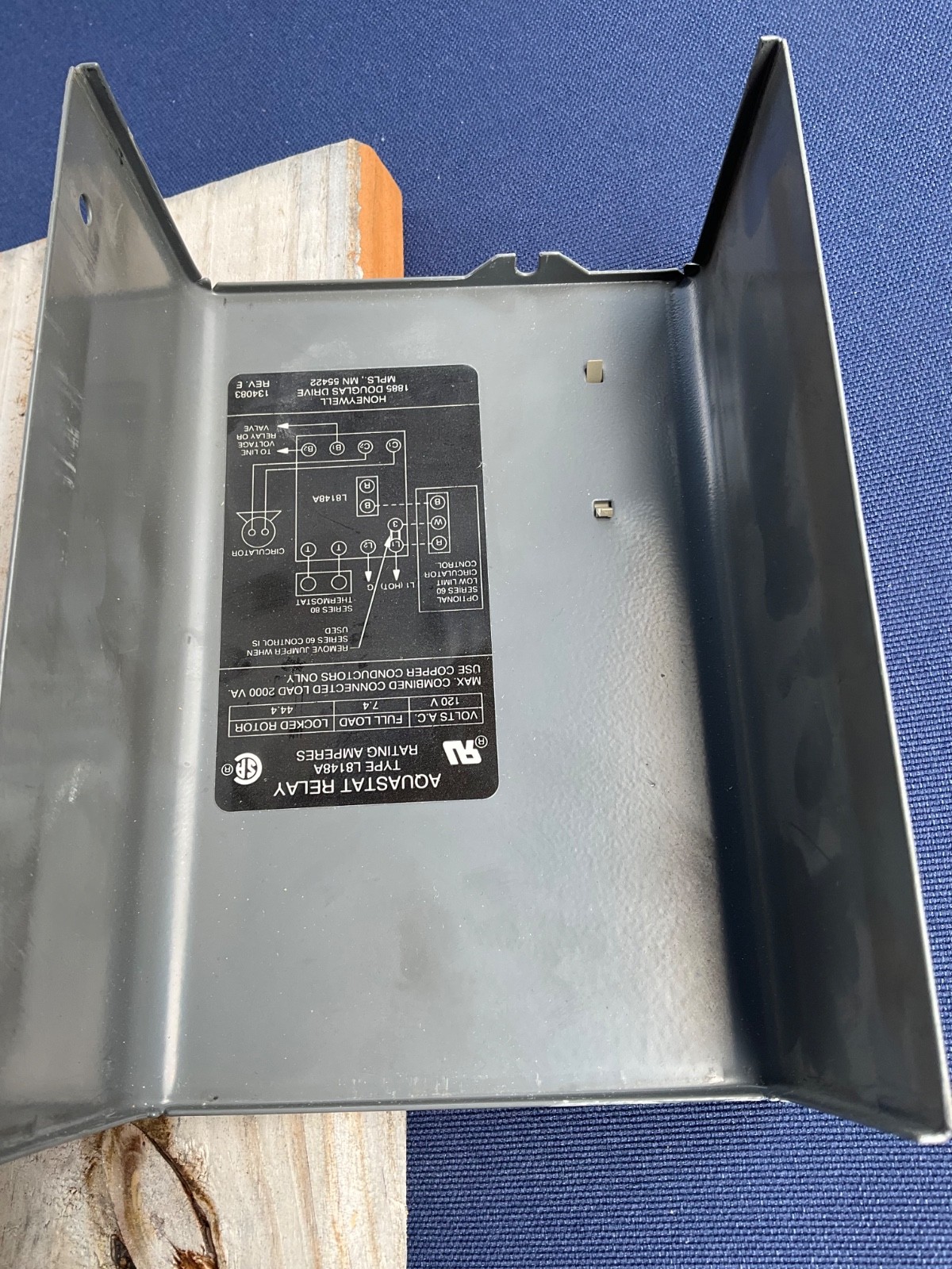 Used Honeywell Aquastat Cover