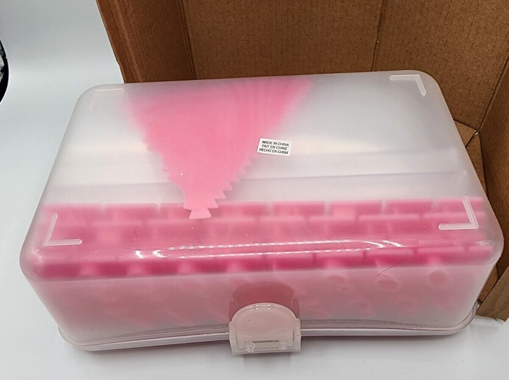 NIB 2011 Avon 100 Piece Cake Decorating Letter Press Set
