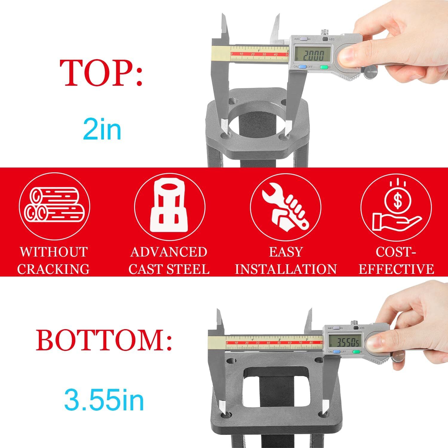 Log Splitter Hydraulic Pump Mount Replacement Brackets for 8-15 Hp Engines