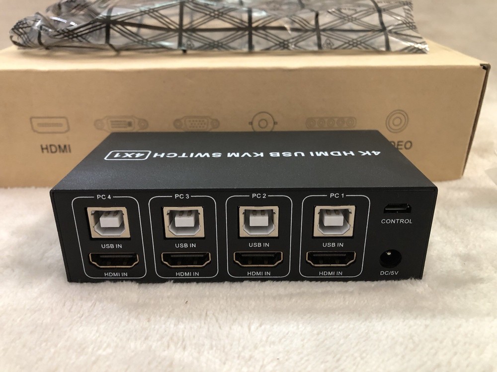 4x1 4K HDMI USB KVM SWITCH