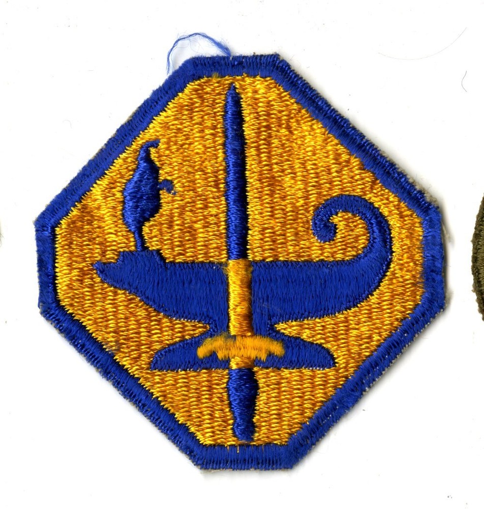 Army Specialized Training Program White Back Patch WWII Vintage