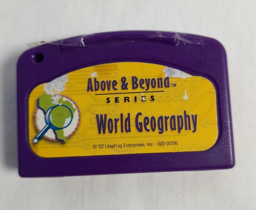 Quantum Leap Pad World Geography 3rd-5th Interactive Book & Cartridge