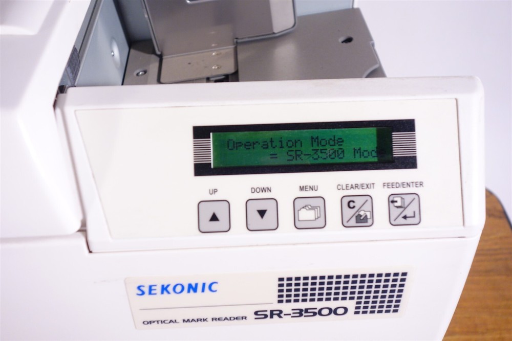Sekonic SR-3500 OMR Optical Mark Reader + Stacker / Excellent