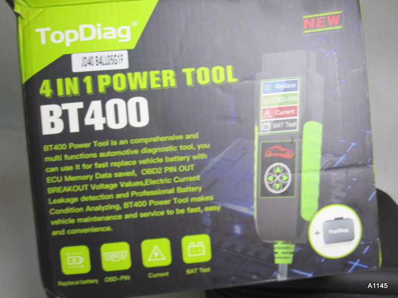 Topdiag Battery Tester Load Tool 12V 24V Voltage 100-2000 CCA Current Leak Test