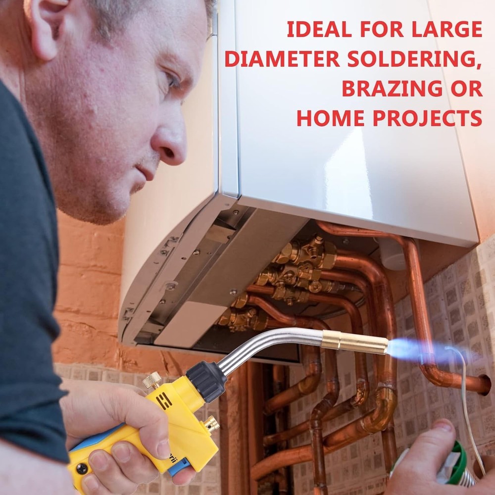 Durable MAPP/Propane Torch with Instant Ignition – For Professionals & DIYers