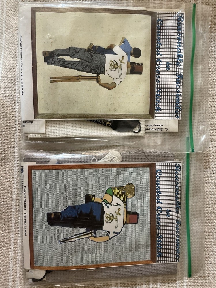 Shriners Counted Cross Stitch Pattern And Floss