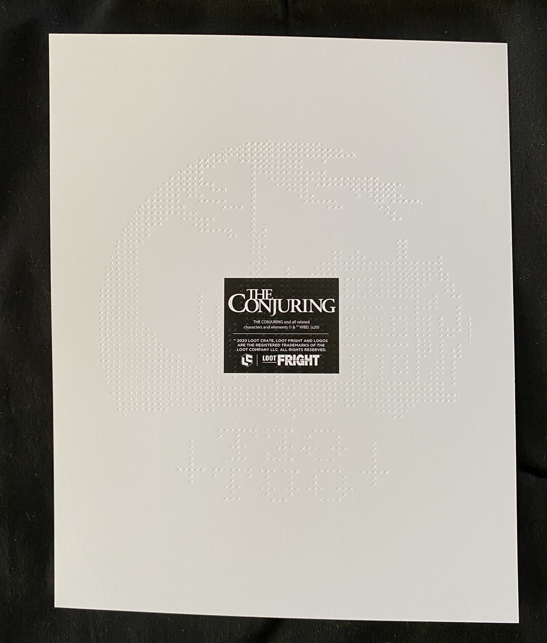 Horror Crate Loot Crate Conjuring Get Out Postcard & Envelope Set Lootcrate New