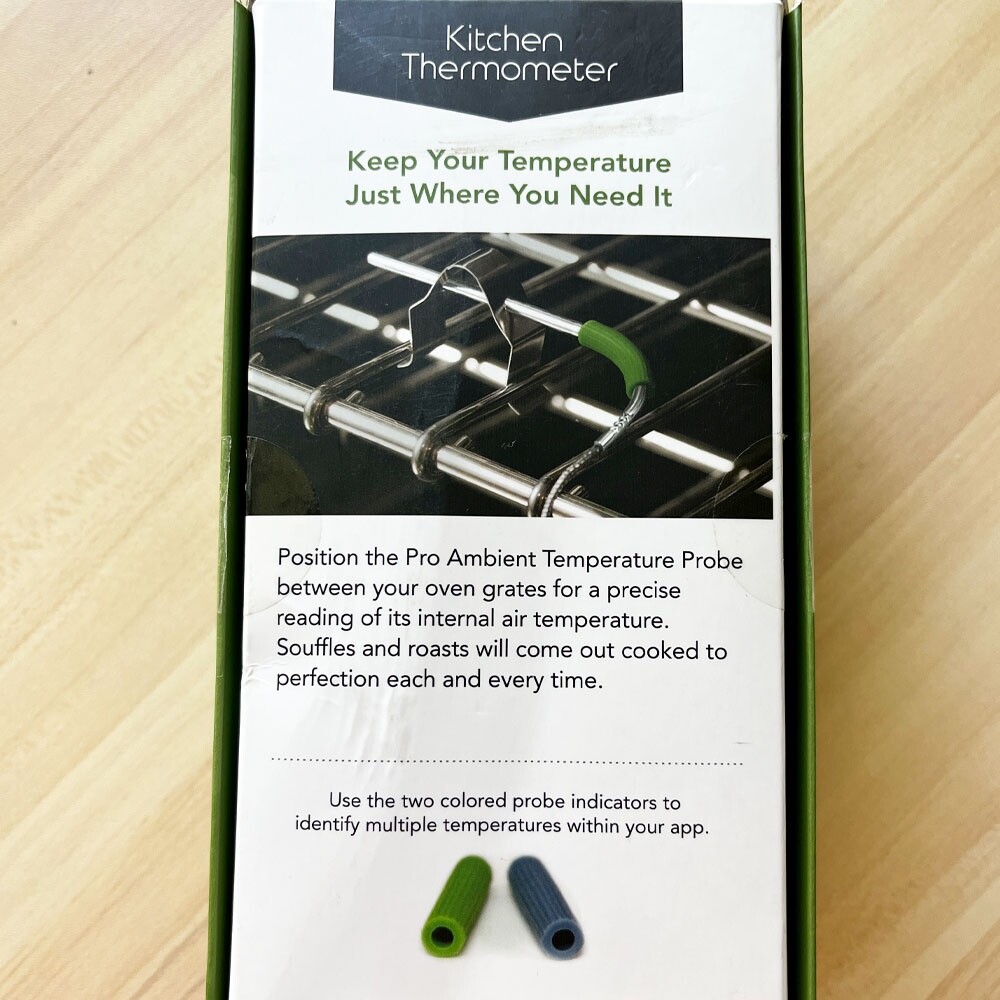 Bluetooth Smart KITCHEN THERMOMETER for Accurate Oven Air Temperature Reading