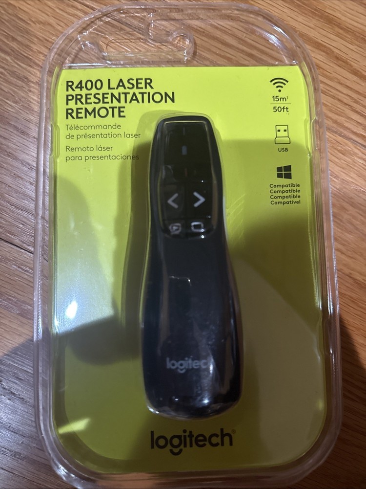 Logitech R400 Laser Presentation Remote NEW IN PACKAGE