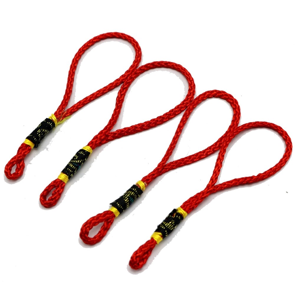 50 Red Chinese String Knotted Hand Lanyard Straps Key Ring Phone Dangle