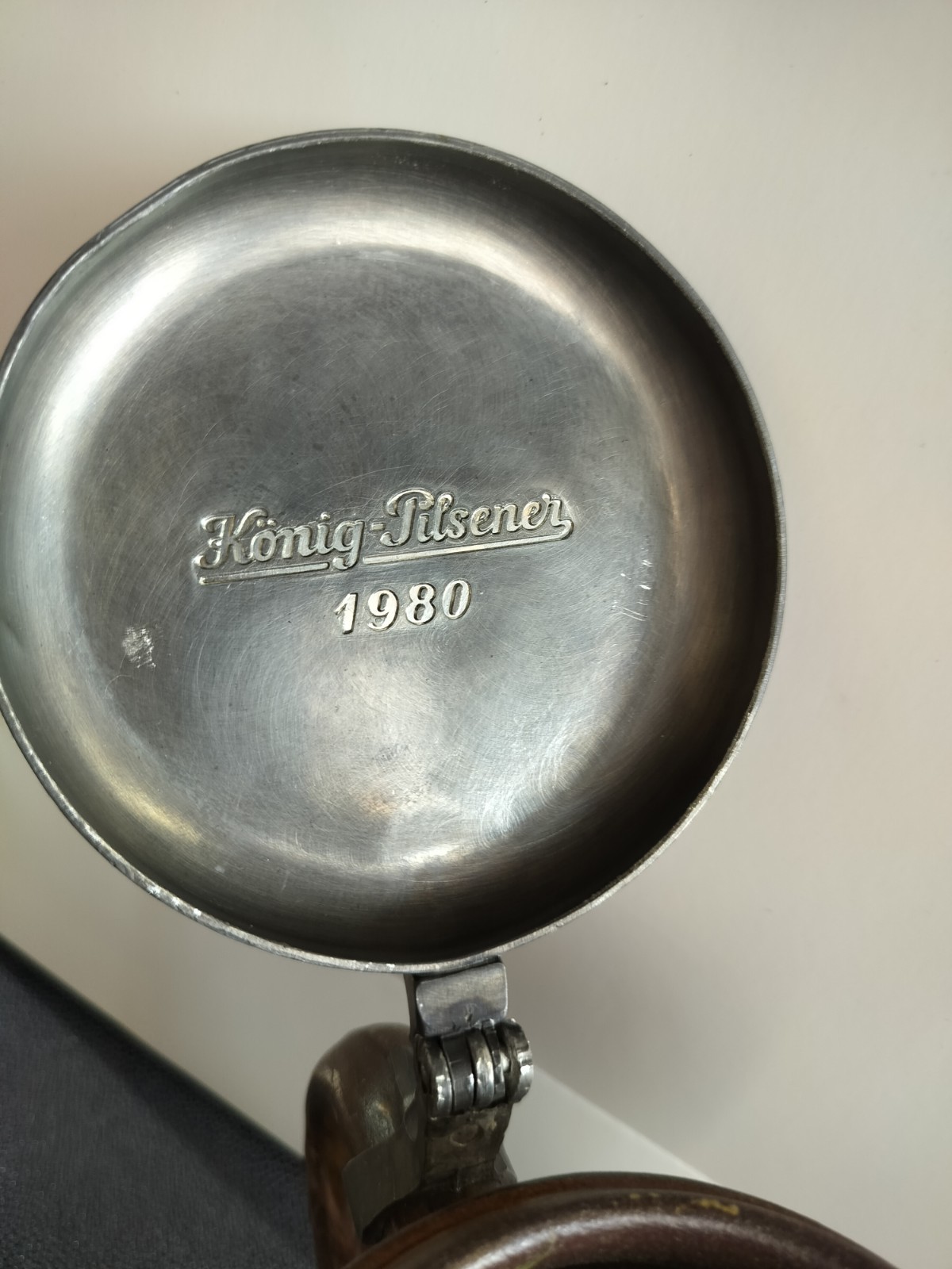 Rare VTG Gerz Koenig Pilsener Jahreskrug 1980