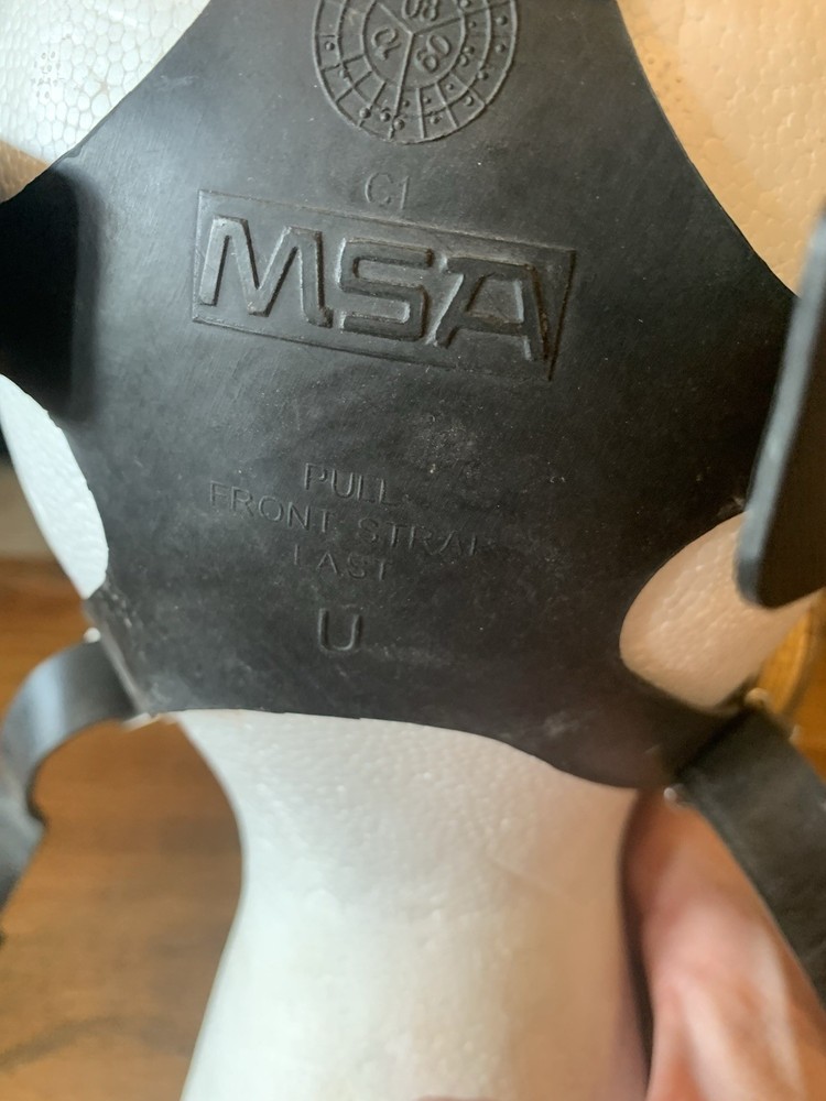 MSA M3C2 Gas Mask Size Medium