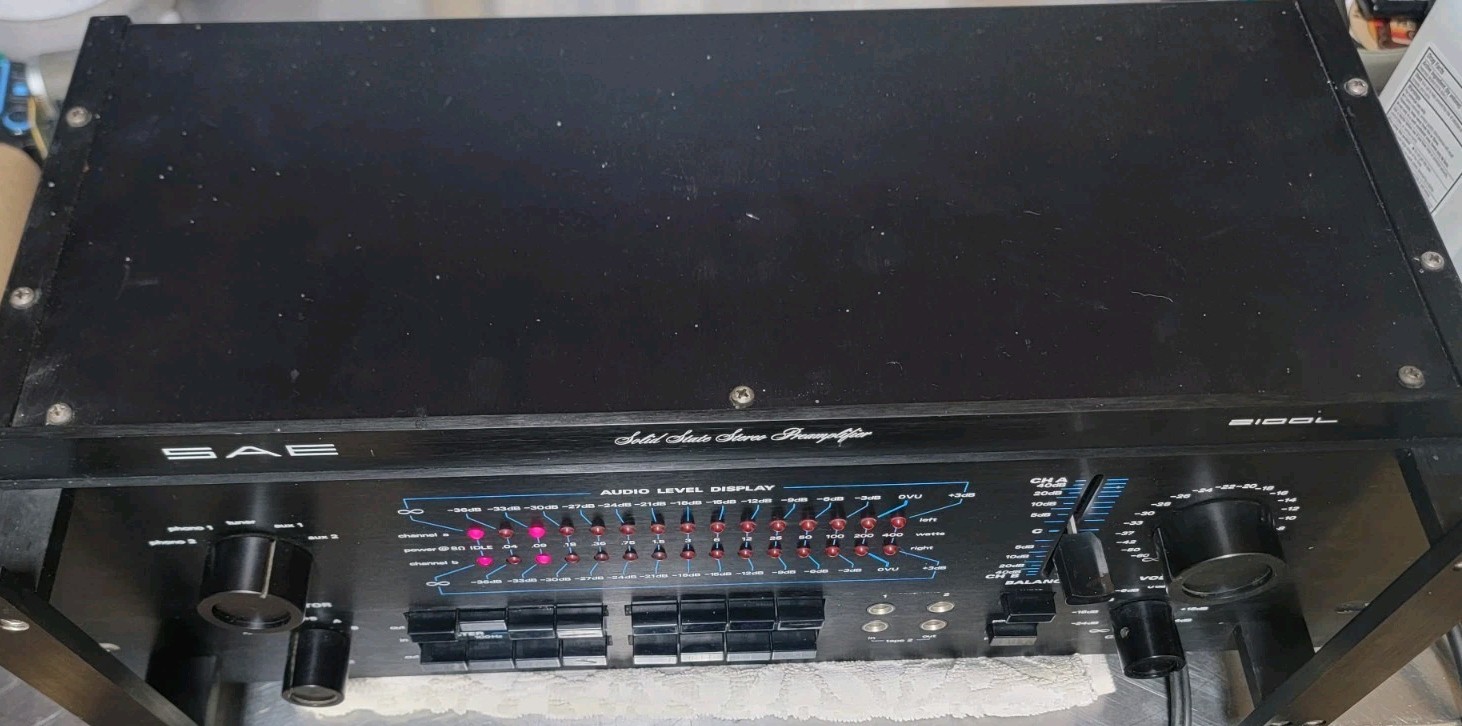 SAE 2100L Solid State Stereo Preamplifier Serviced