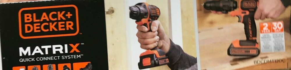 Black & Decker - BDCDMT120C - MATRIX 20V MAX Lithium Drill/Driver