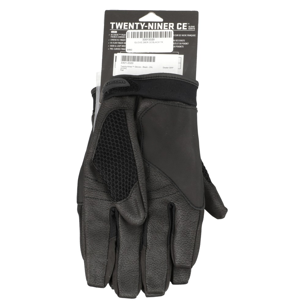 Icon Twenty-Niner Black Gloves 2XL