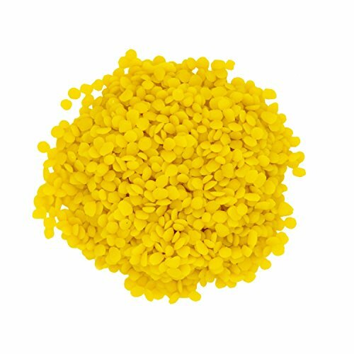 Yellow Beeswax Pastilles Beads 100% Pure & Natural for Lip Care, Body, Candles