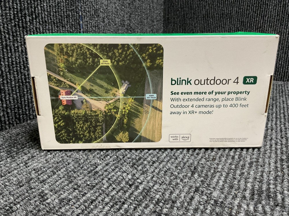Blink Outdoor 4 XR Wireless Security Camera with Extended Range 6 Camera System