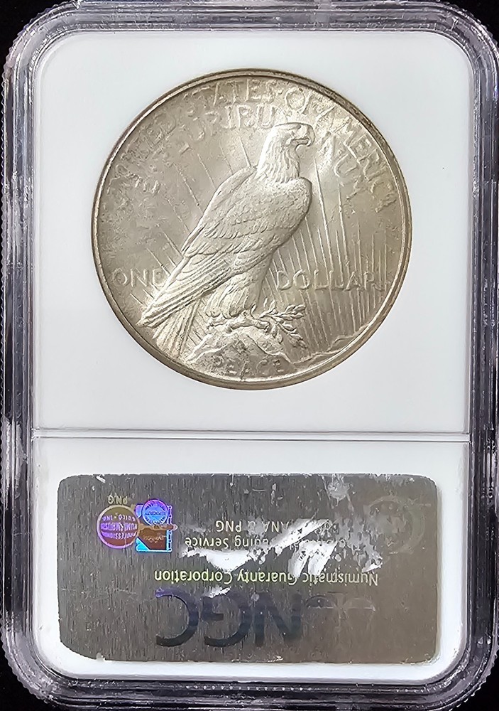 1934 Peace Dollar MS-64 NGC VIDEO