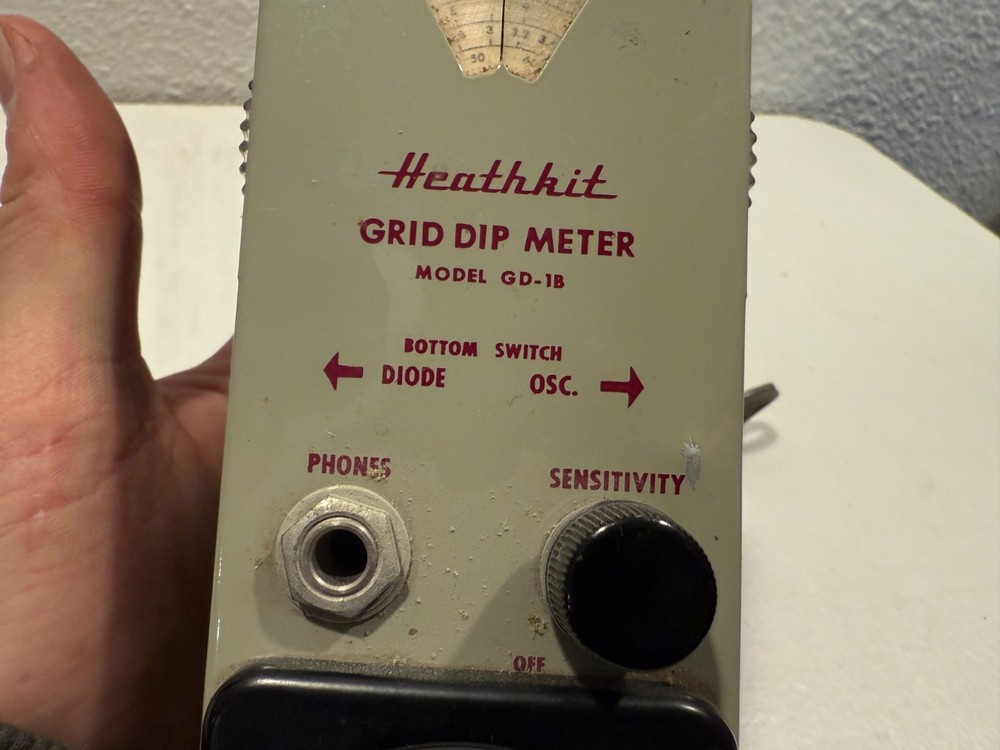 vintage HEATHKIT MODEL GD-1B GRID DIP METER