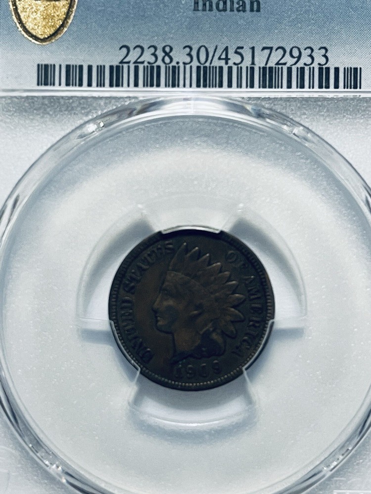 1909-S Indian Head Cent PCGS VF30
