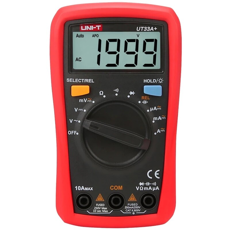 UNI-T UT33A+ Digitalmultimeter Auto Range Spannung Strom Widerstand Messen