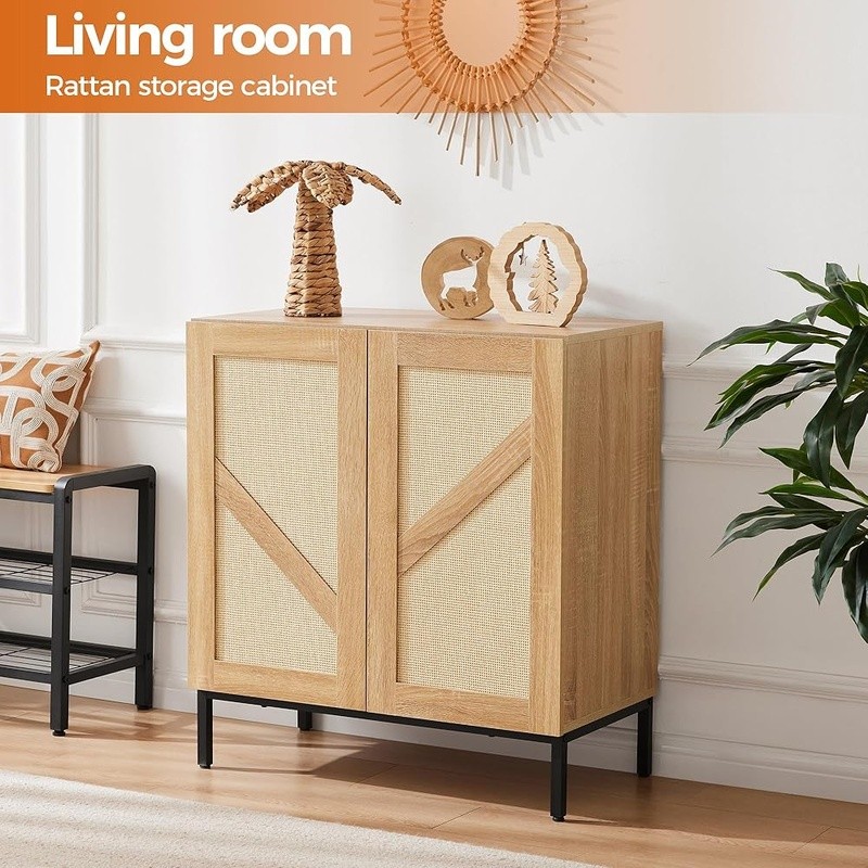 Multi-Purpose Buffet Cabinet Adjustable Shelves Storage Sideboard Kitchen Office