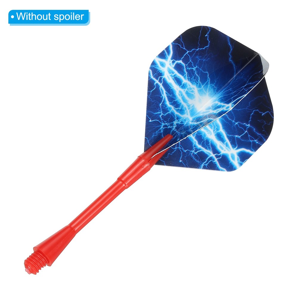 45mm Plastic Dart Shafts, 30 Pack 2BA Thread Dart Stems, Red