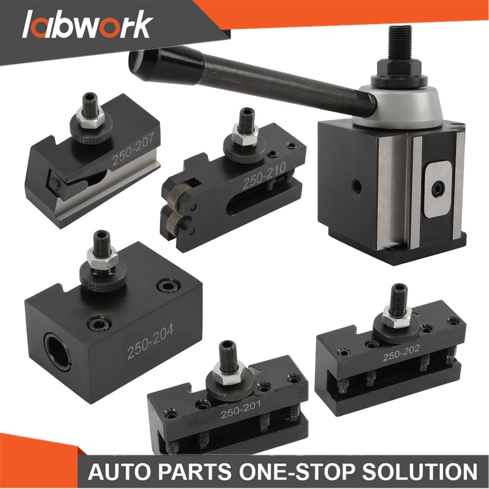 Labwork BXA Tool Post Set 250-200 Complete Quick Change System for Lathes