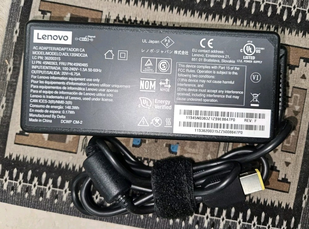 Lenevo Thunderbolt 3 Power Supply. OEM