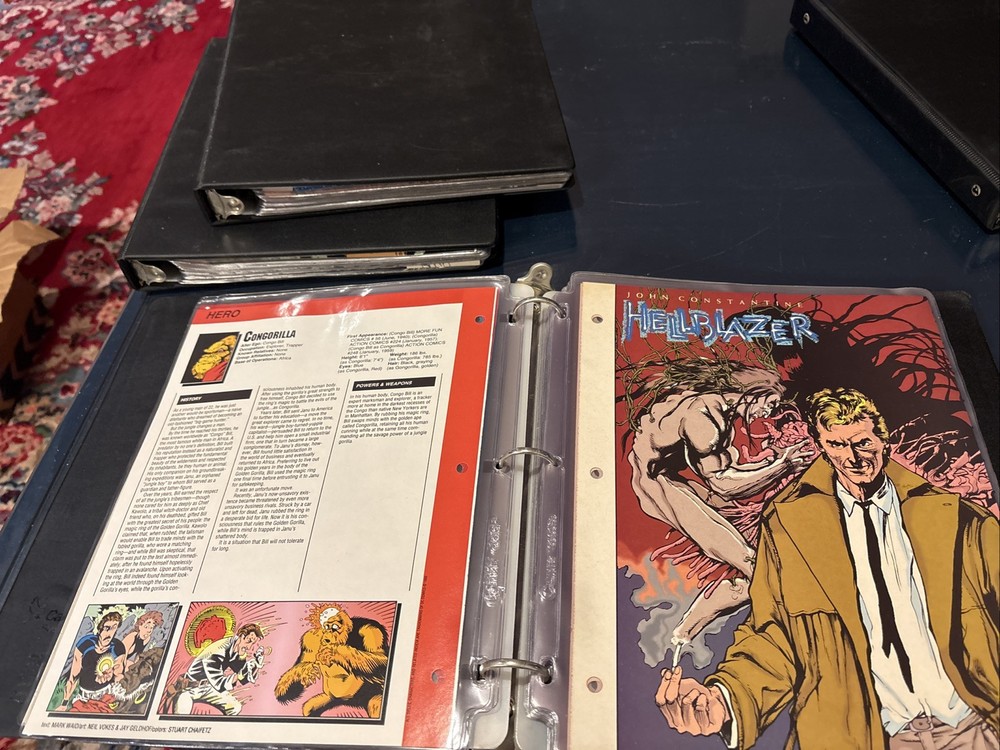 Comic Book Bio Binder