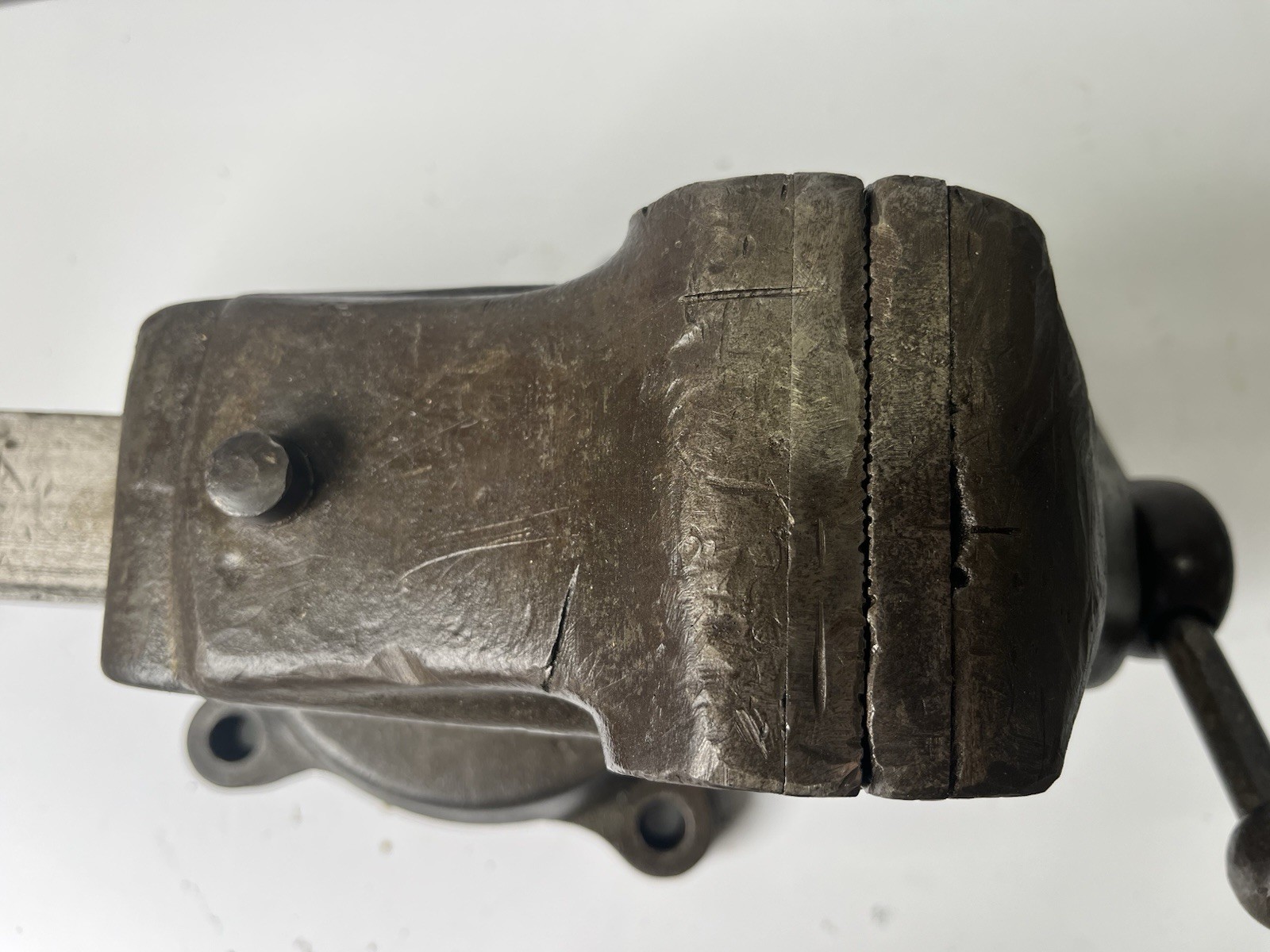 Reed 403 1/2 R Vintage Vise Swivel Base and Swivel Jaw User/Collectible With Pin