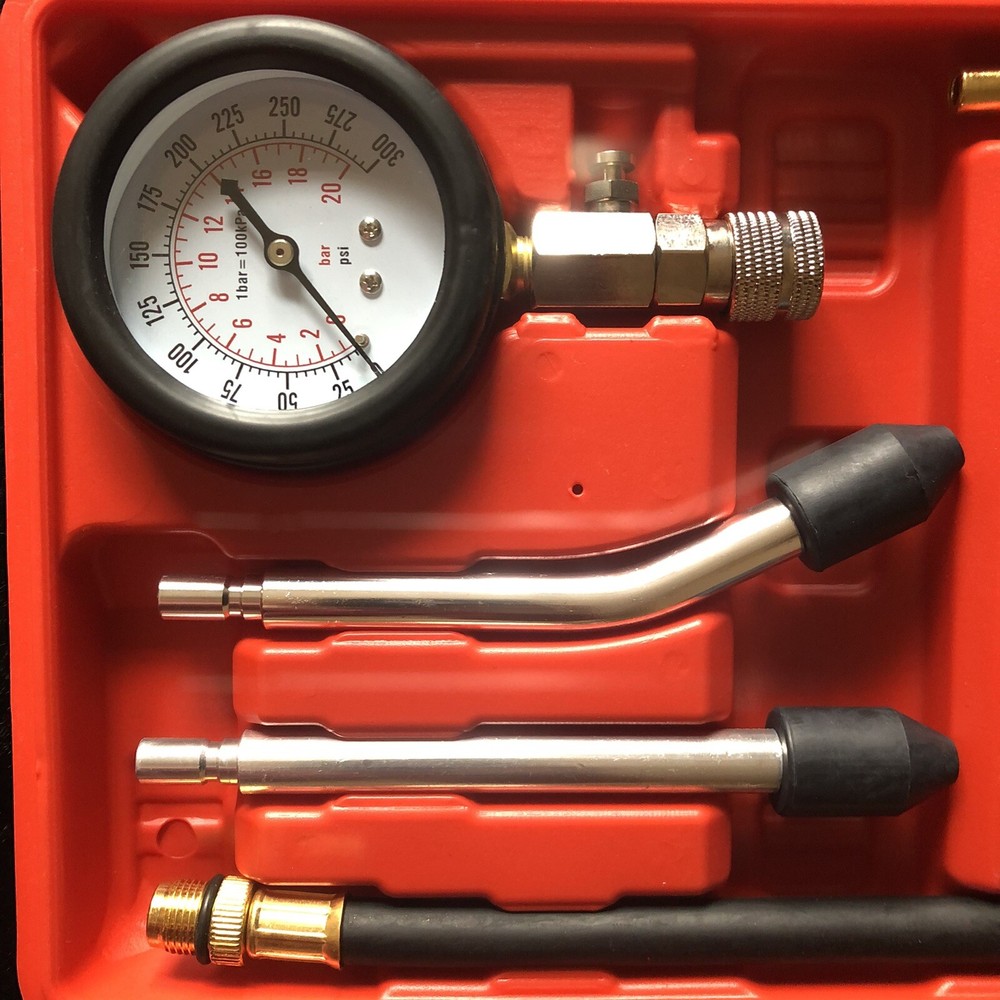 Gasoline Engine Cylinder Compression Tool Kit