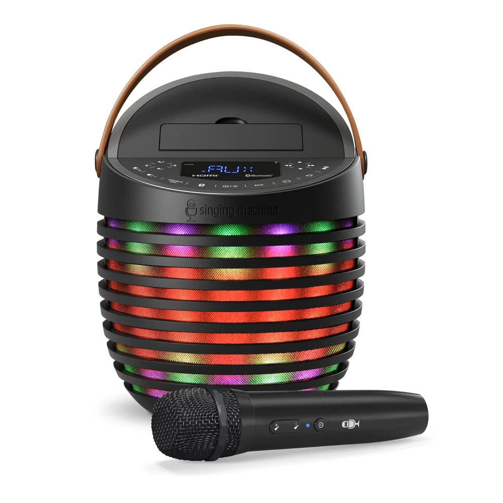 SINGCAST Video Casting Karaoke System-Bluetooth, Light Show & Voice Changer-NEW!