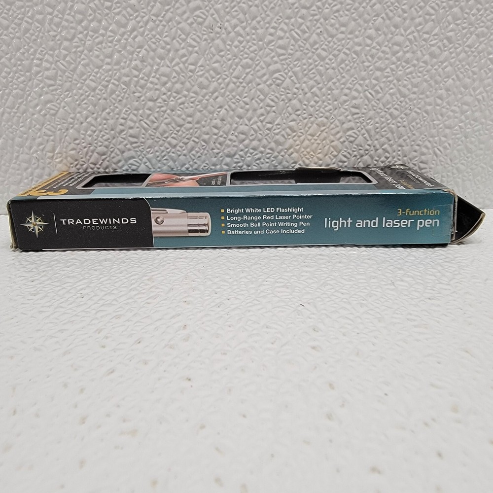 3-Function LED Flashlight Laser Pen Combo Home Office - Tradewinds Products