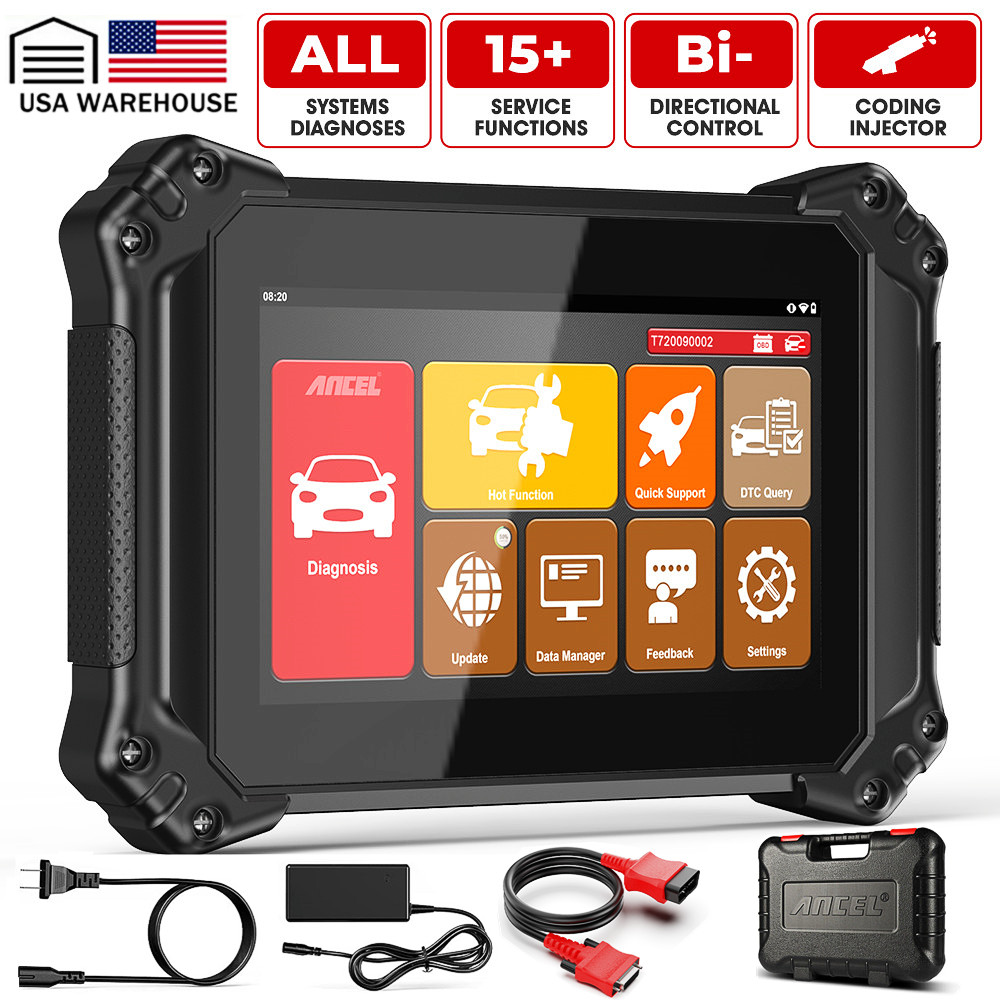 ANCEL V6 Bidirectional OBD2 Scanner Diagnostic Tool All System Check Active Test