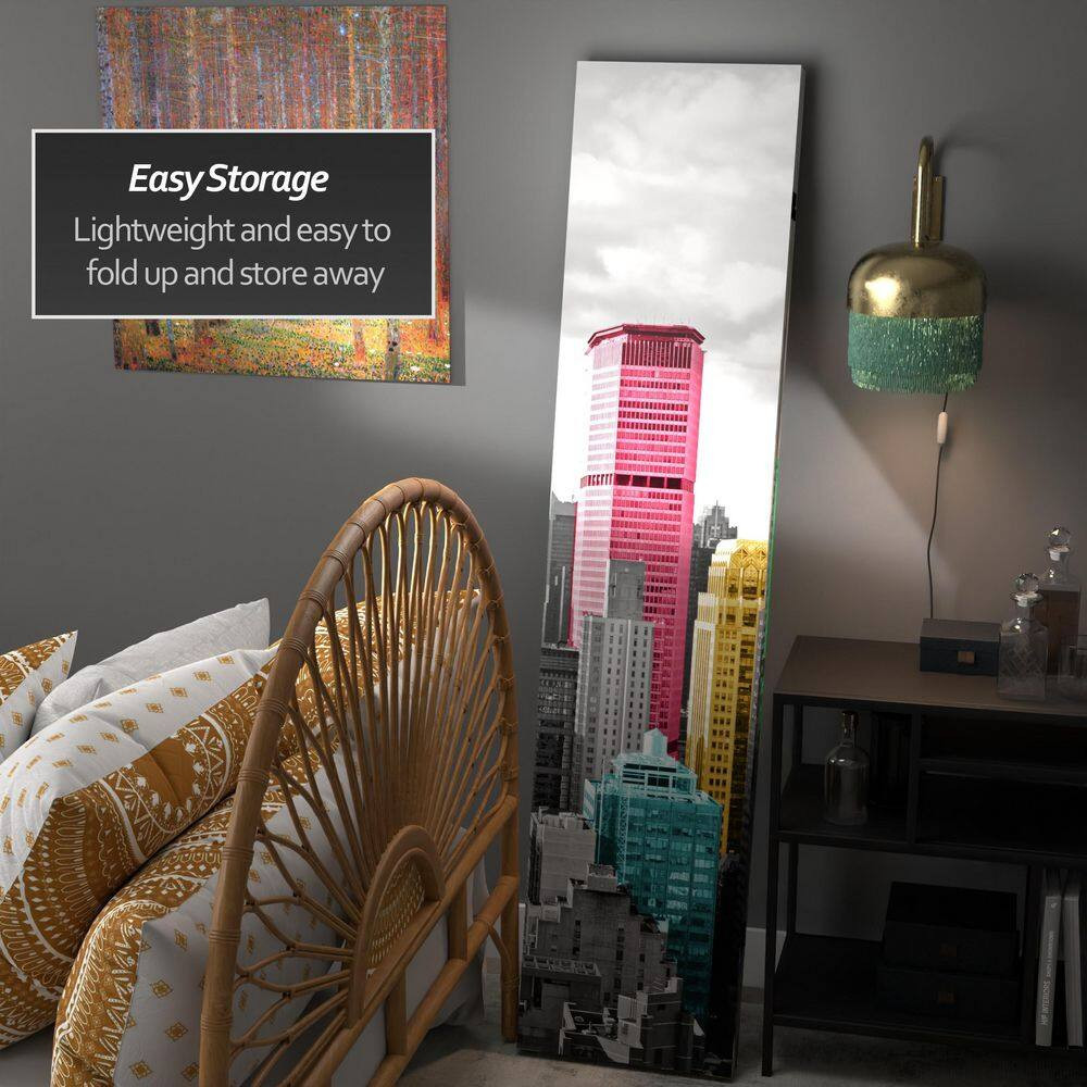 6 Ft. Printed 3-Panel Room Divider
