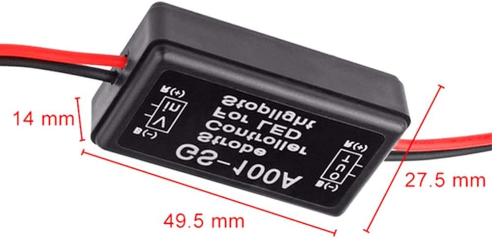 Universal third Brake light Pulsing Strobe Stop Light Flashing Module Controller